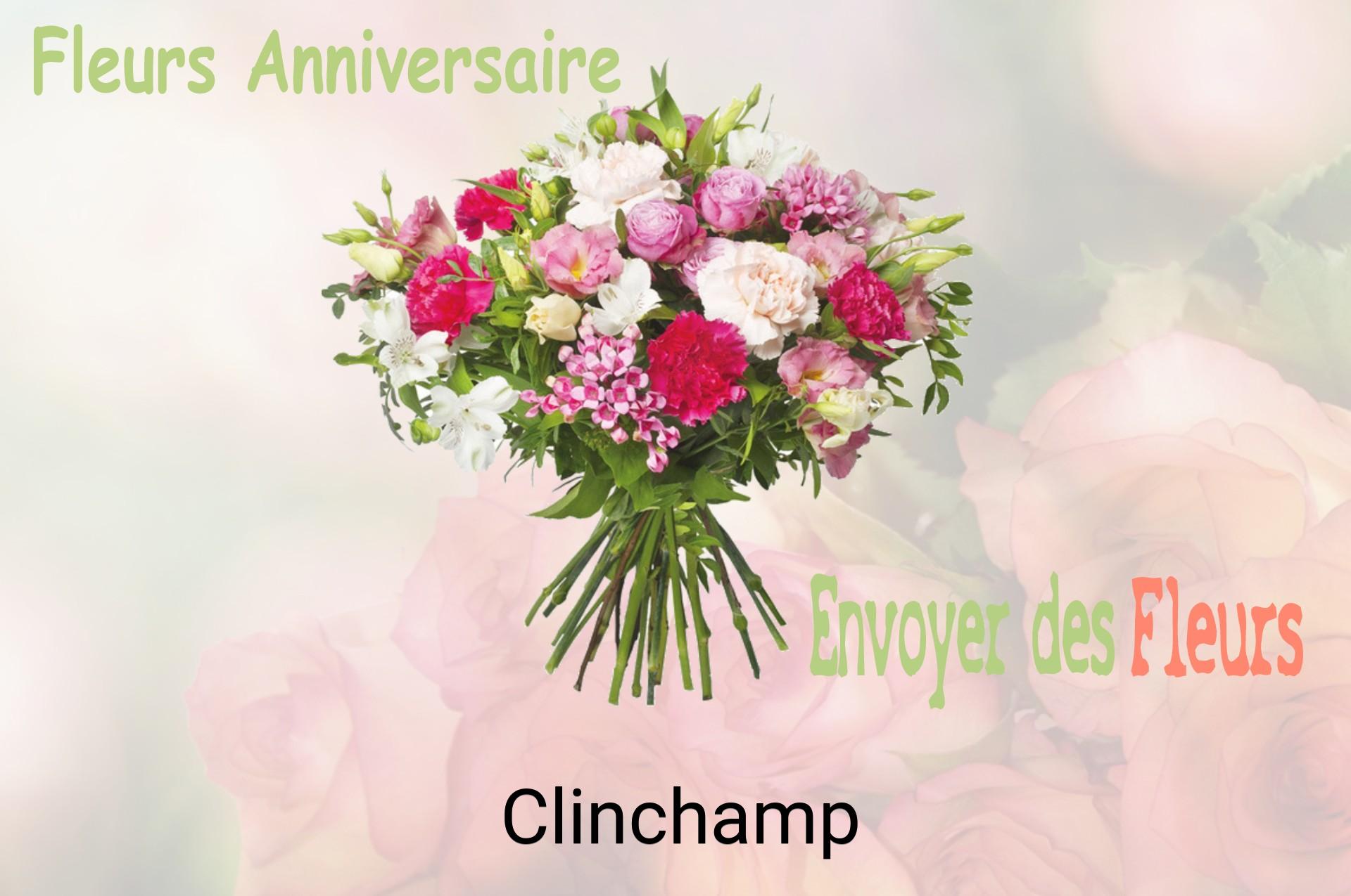 Bouquet de fleurs d’anniversaire livré à Clinchamp
