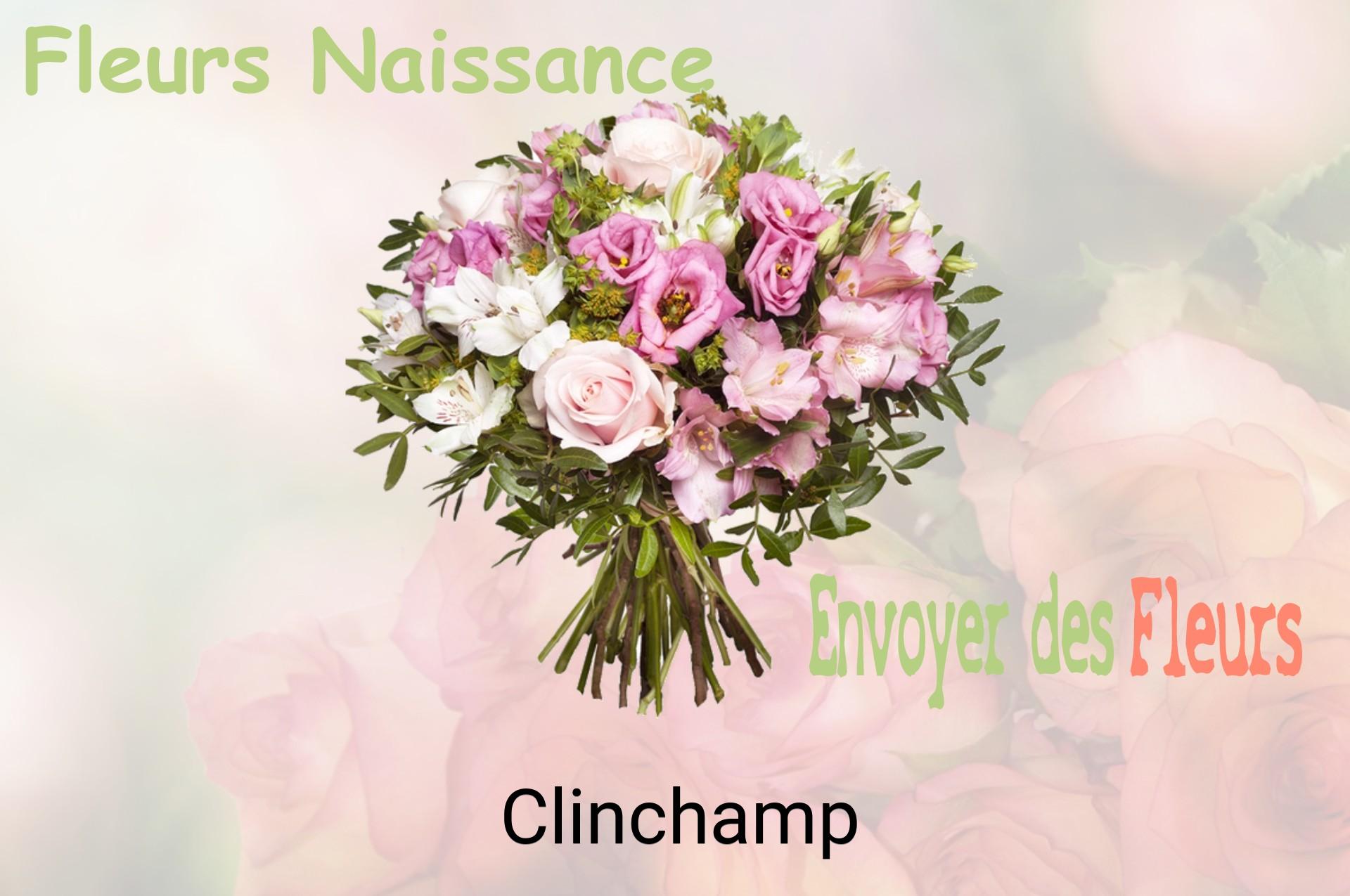 Bouquet de fleurs de naissance livré à Clinchamp